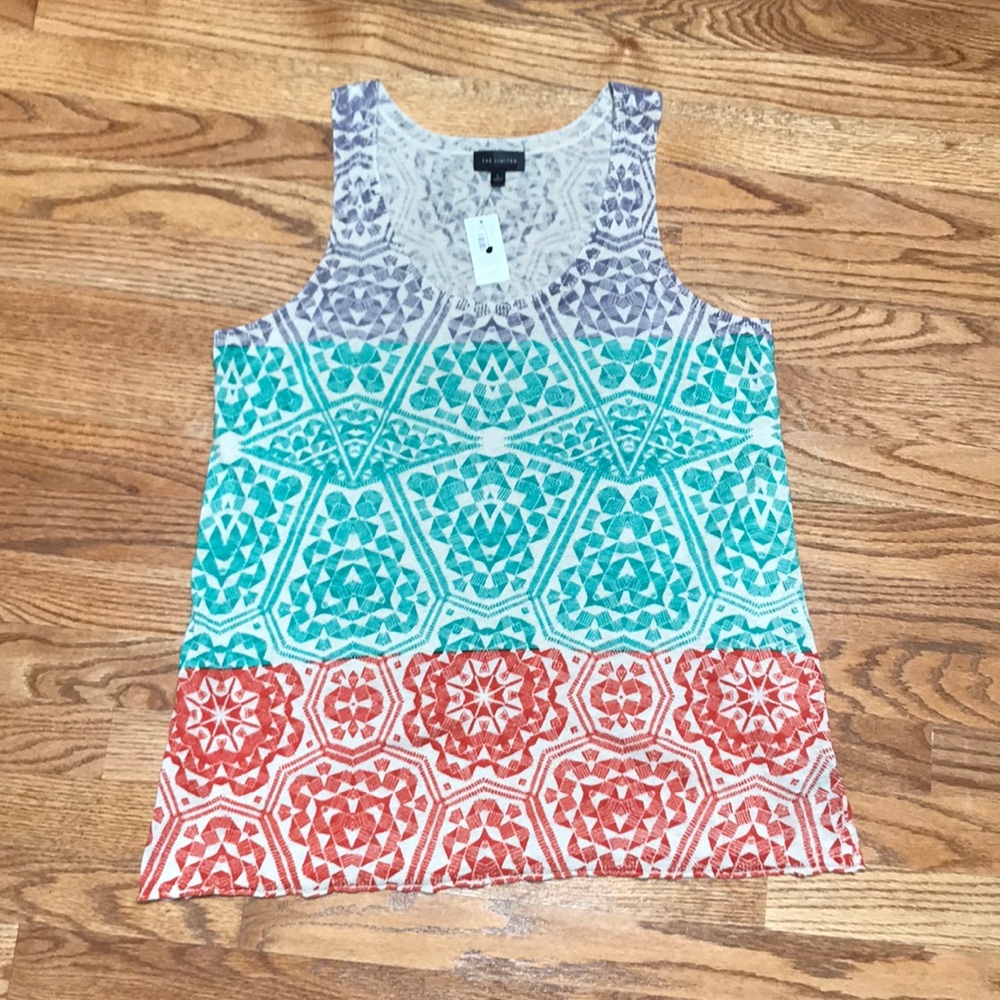 Multicolored tank top size Large